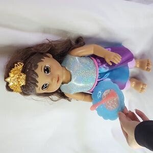 Princess Ellie Grows Up Baby Alive Works Has spoon plate tiara